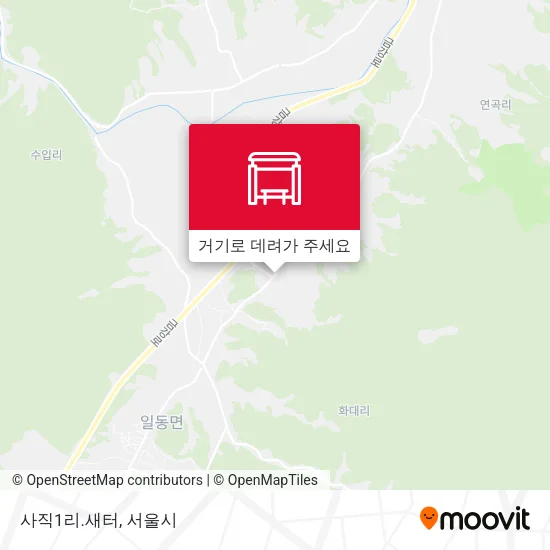 사직1리.새터 지도