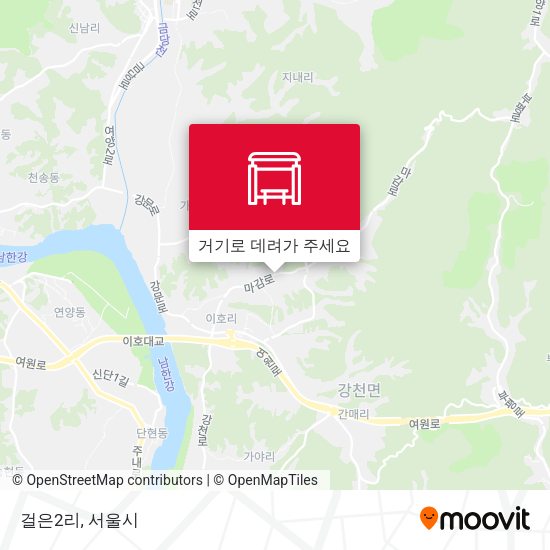 걸은2리 지도