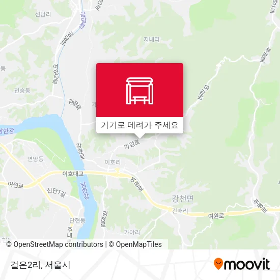 걸은2리 지도
