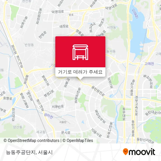 능동주공단지 지도