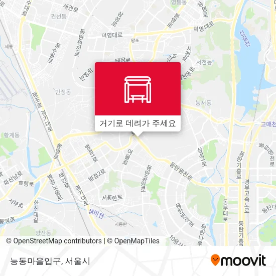 능동마을입구 지도