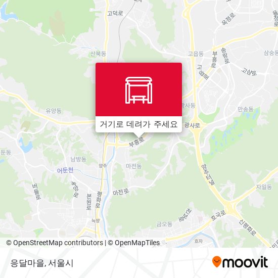 응달마을 지도