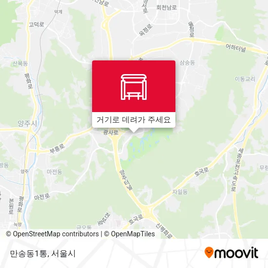 만송동1통 지도