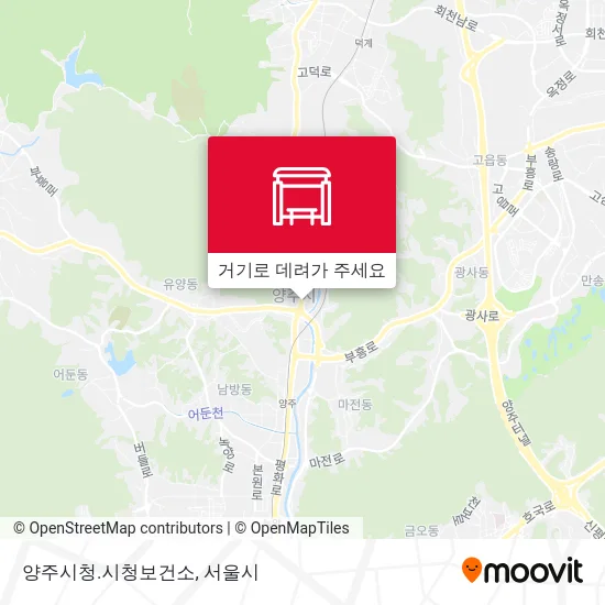 양주시청.시청보건소 지도