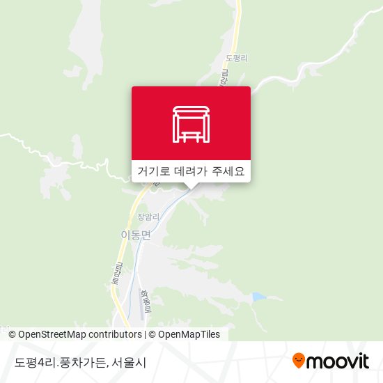 도평4리.풍차가든 지도