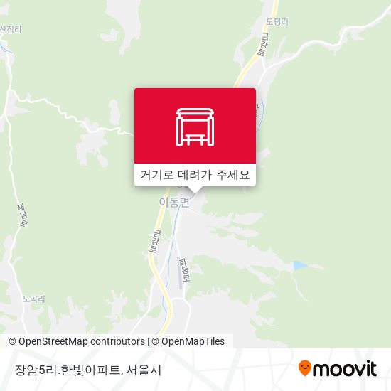 장암5리.한빛아파트 지도