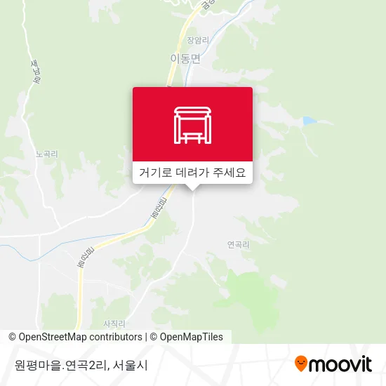 원평마을.연곡2리 지도