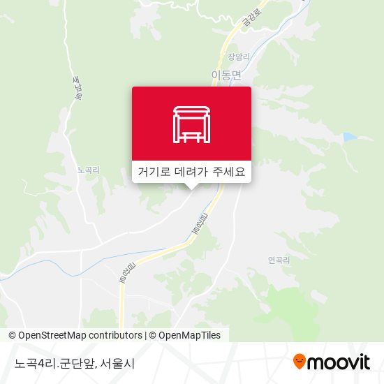 노곡4리.군단앞 지도