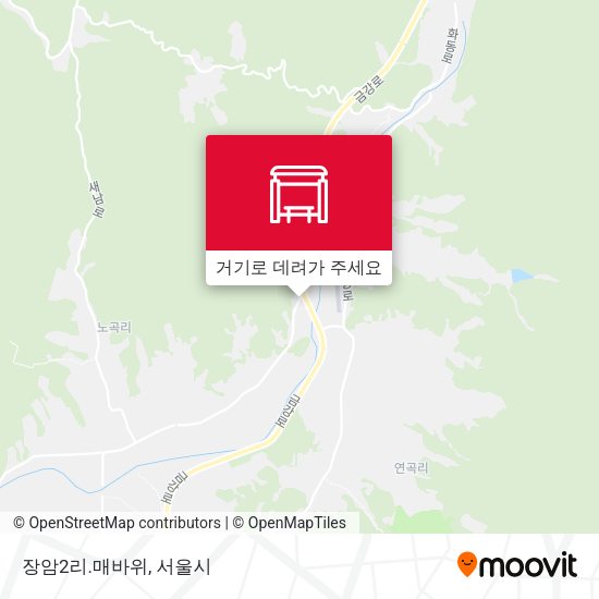 장암2리.매바위 지도