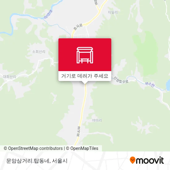 문암삼거리.탑동네 지도