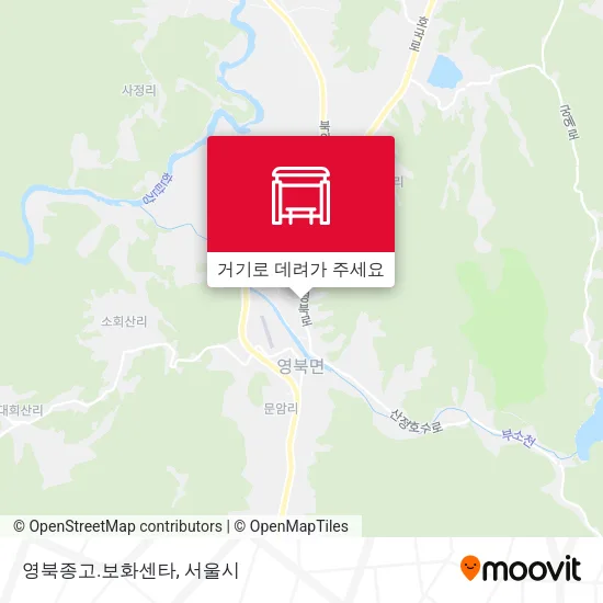 영북종고.보화센타 지도
