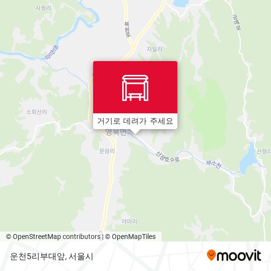 운천5리부대앞 지도