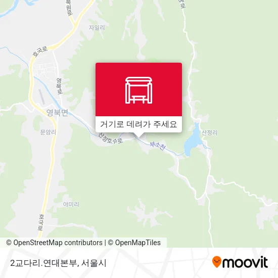 2교다리.연대본부 지도
