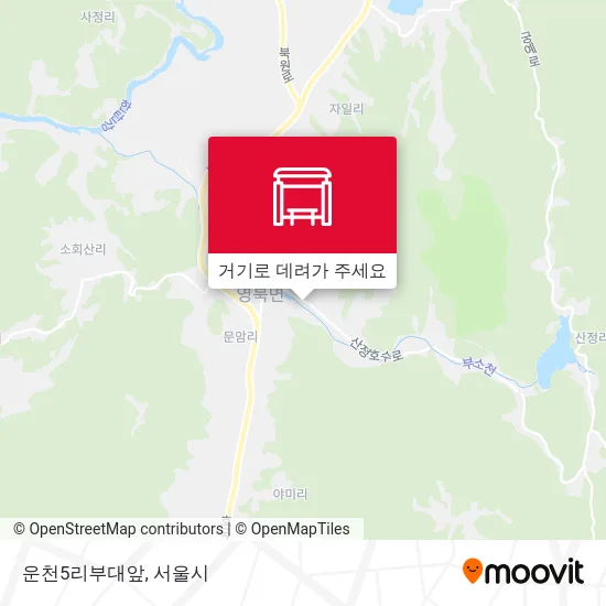 운천5리부대앞 지도