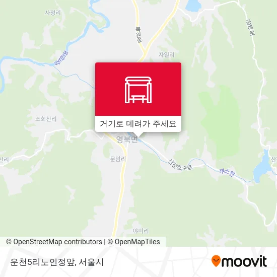 운천5리노인정앞 지도