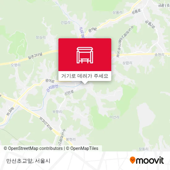 만선초교앞 지도