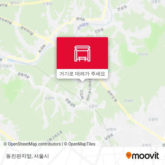 동진판지앞 지도