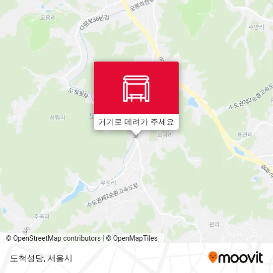 도척성당 지도