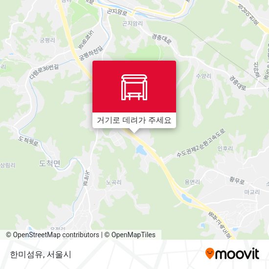 한미섬유 지도