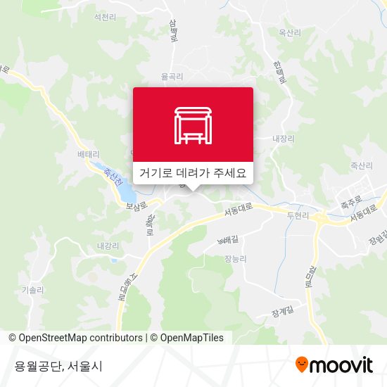 용월공단 지도