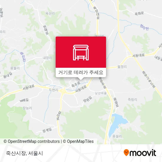 죽산시장 지도