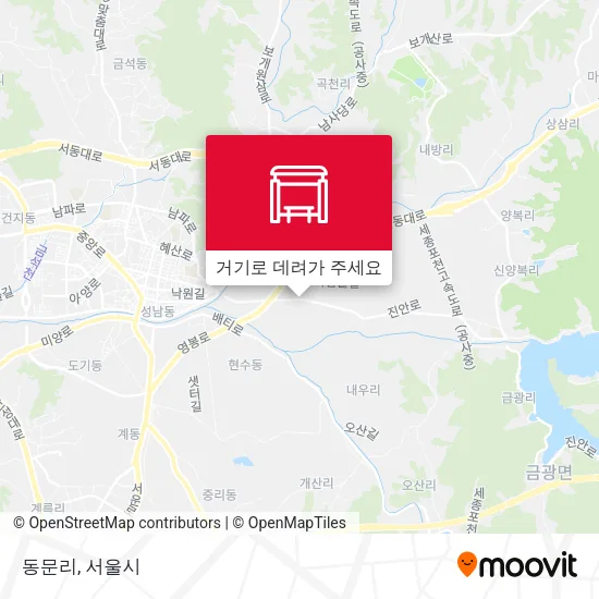 동문리 지도