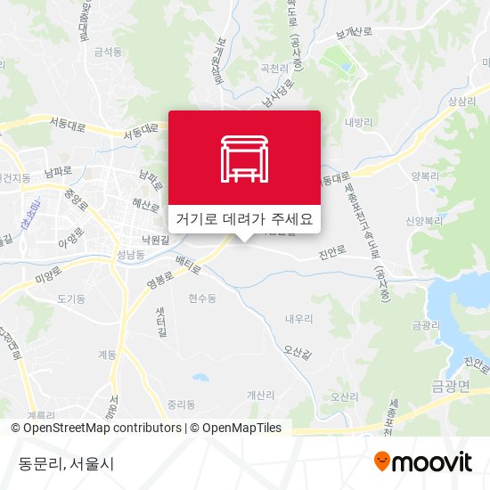 동문리 지도