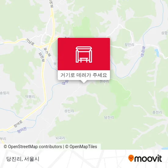 당진리 지도