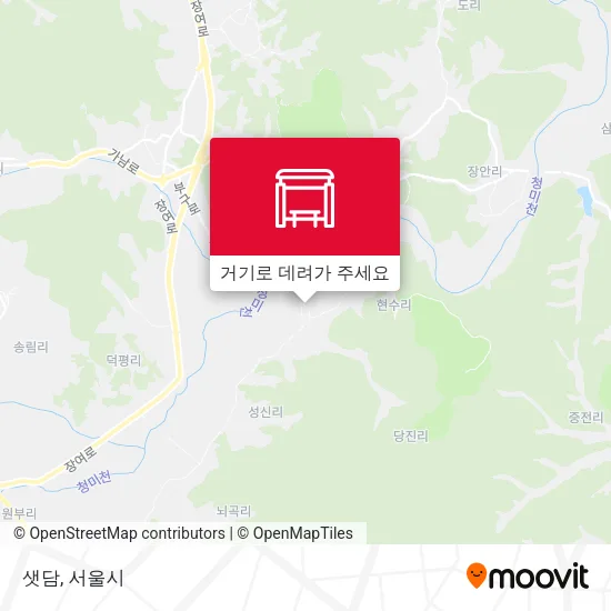 샛담 지도