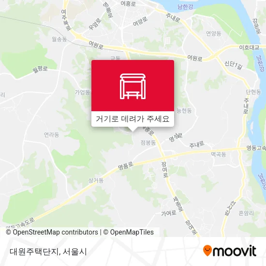 대원주택단지 지도