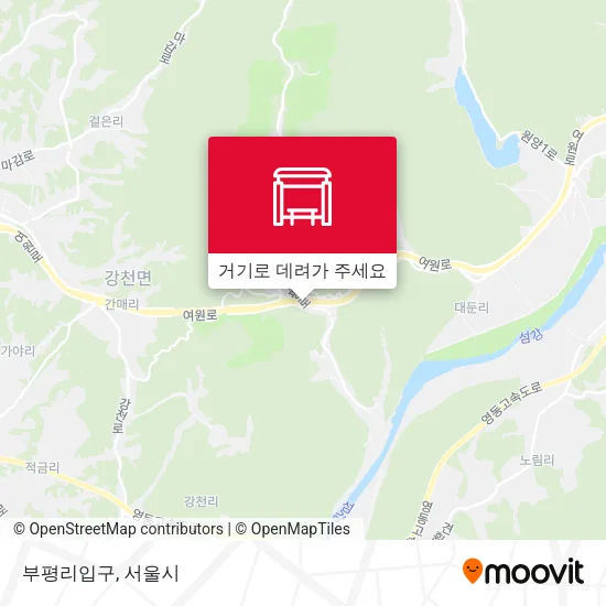 부평리입구 지도