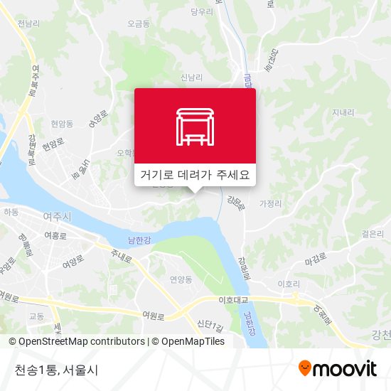 천송1통 지도
