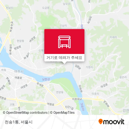 천송1통 지도