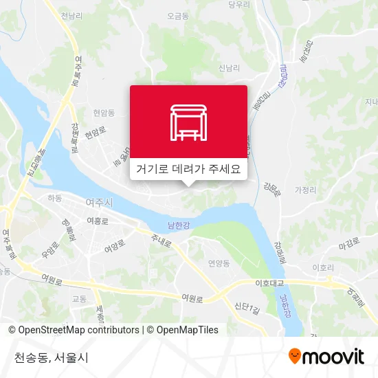 천송동 지도