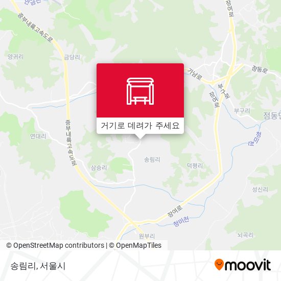 송림리 지도
