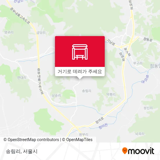 송림리 지도