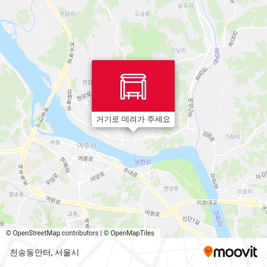 천송동안터 지도