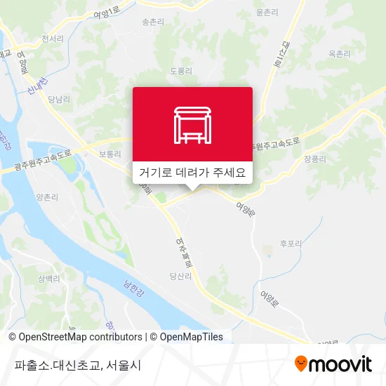 파출소.대신초교 지도