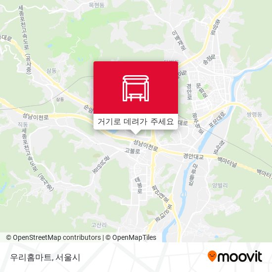 우리홈마트 지도