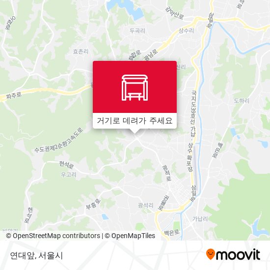 연대앞 지도
