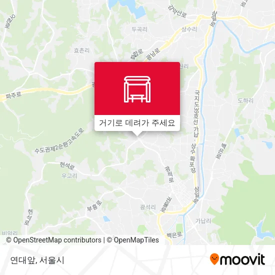 연대앞 지도