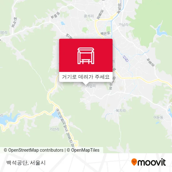 백석공단 지도