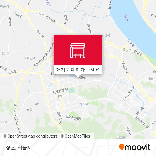 장단 지도