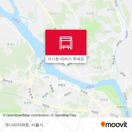개나리아파트 지도