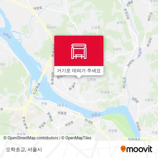 오학초교 지도