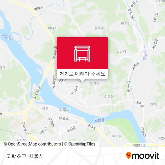 오학초교 지도