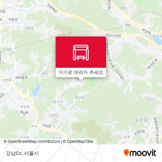 강남Cc 지도