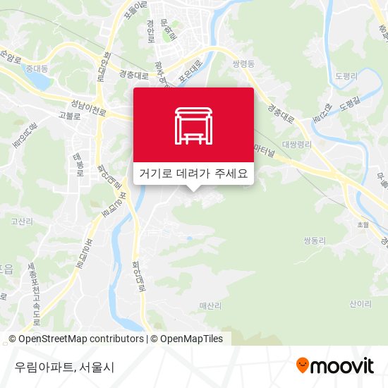 우림아파트 지도