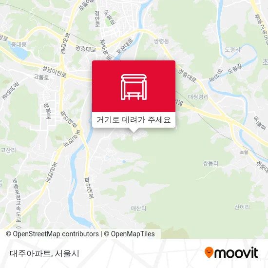 대주아파트 지도