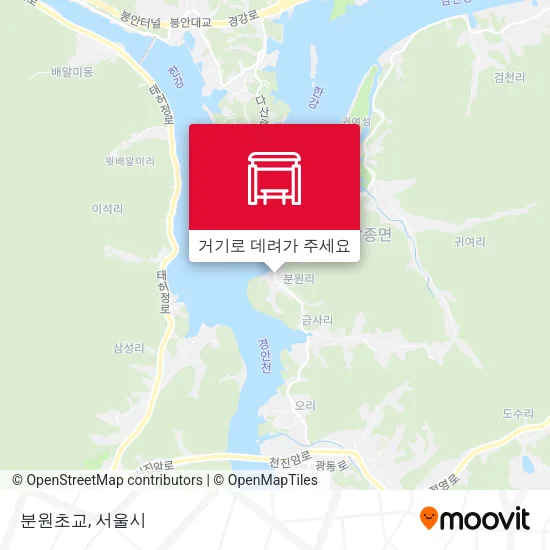 분원초교 지도